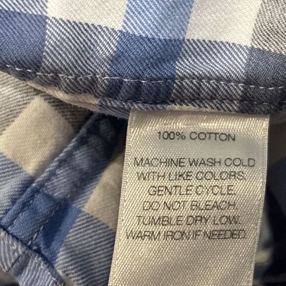 Vineyard Vines Men's Button Down Slim Fit Tucker Shirt Whale Blue Grey Large - Picture 6 of 16